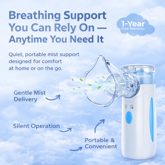 BreatheEasy™ Portable Handheld Nebulizer