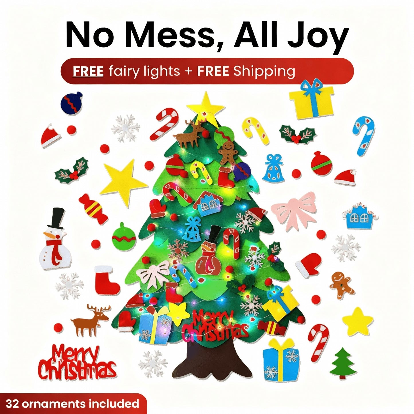 WonderTree™  Felt Christmas Tree