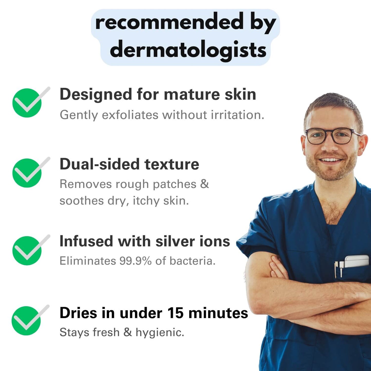 PureReach™ Exfoliating Shower Net