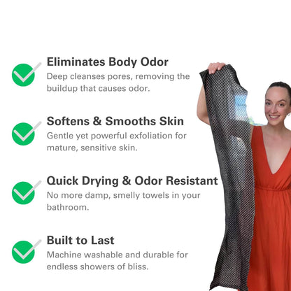 PureReach™ Exfoliating Shower Net