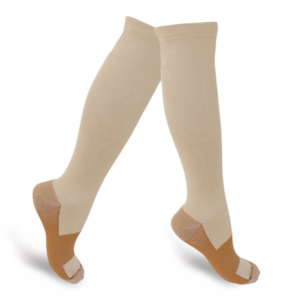 CircuEase™ Copper Compression Socks (Knee-High)